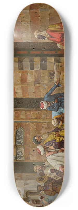 Arthur Von Ferraris - Arriving At The Mosque 8.25 inch art skate deck