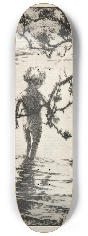 Arthur William Heintzelman - Sultry Afternoon 8.25 inch art skate deck