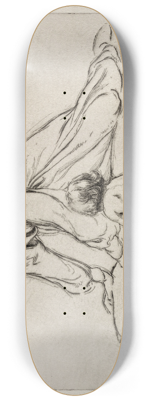 Arthur William Heintzelman - The Sun Bath 8.25 inch art skate deck