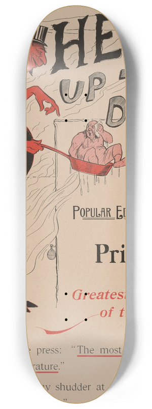 Art Young - Hell  up to date 8.25 inch art skate deck