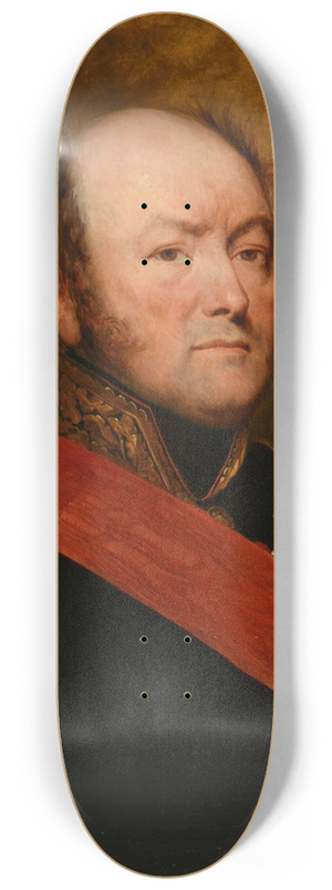 Ary Scheffer - Comte Drouet dErlon 8.25 inch art skate deck