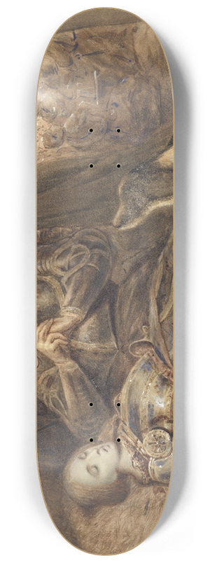 Ary Scheffer - Eberhard von Wrttenberg treurend om zijn zoon 8.25 inch art skate deck