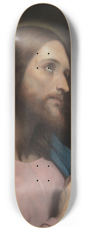 Ary Scheffer - Head of Christ 8.25 inch art skate deck