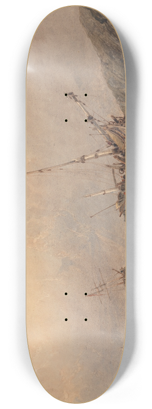 Franois Louis Thomas Francia - Calais Sands 8.25 inch art skate deck