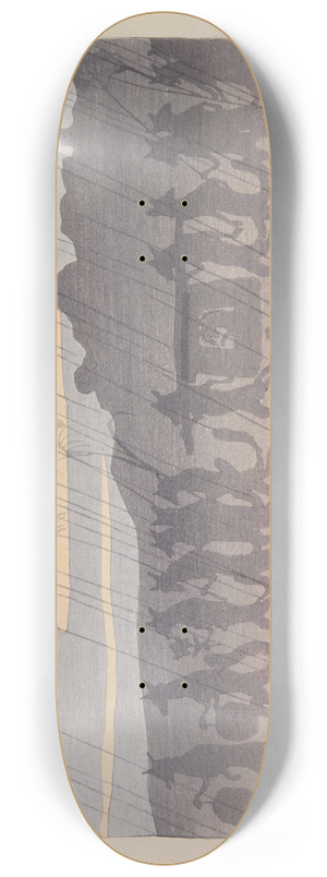 Asai Ch - Mokugo zuansh Pl.03 8.25 inch art skate deck