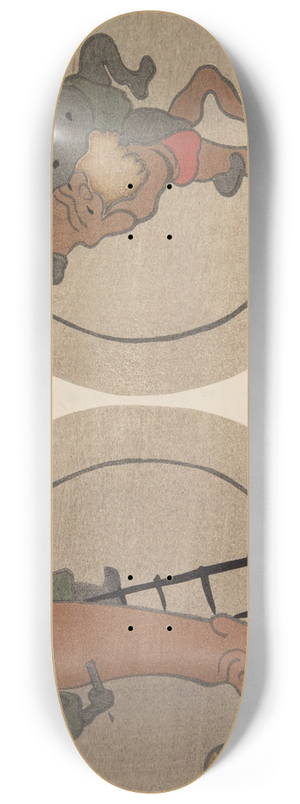 Asai Ch - Mokugo zuansh Pl.18 8.25 inch art skate deck