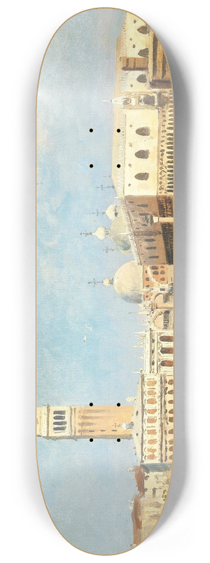 Ascan Lutteroth - Venice, View Of St. Marks Square 8.25 inch art skate deck