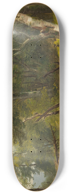 Asher Brown Durand - Forest Scene in the Catskills 8.25 inch art skate deck