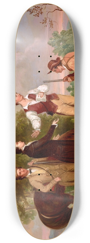 Asher Brown Durand - The Capture of Major Andr 8.25 inch art skate deck