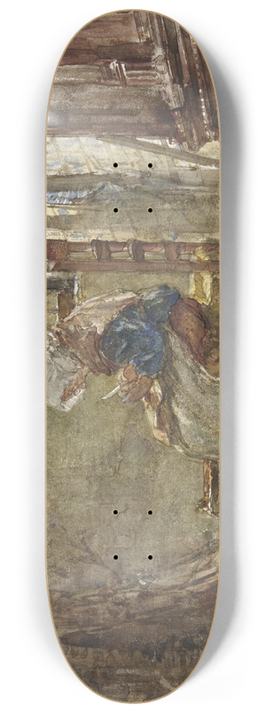 August Alleb - Aardappelschilster 8.25 inch art skate deck