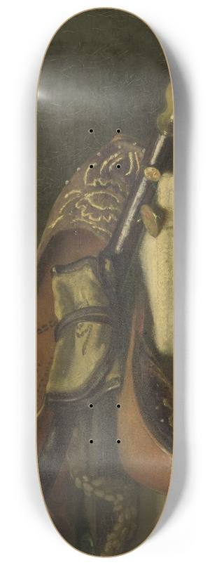 August Alleb - Still Life with Oriental Slippers 8.25 inch art skate deck