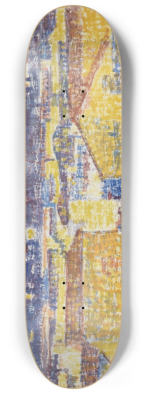 August Babberger - Blick auf Florenz 8.25 inch art skate deck