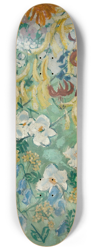 August Babberger - Blumen 8.25 inch art skate deck