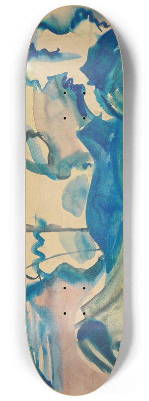 August Babberger - Landschaft am Klausenpass (Nachmittag) 8.25 inch art skate deck
