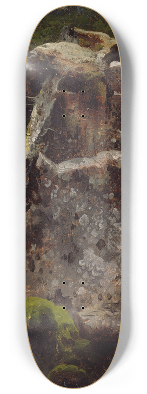 August Cappelen - Study of a Rock 8.25 inch art skate deck