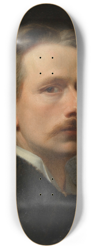 August Cesar - Selbstbildnis August Cesar 8.25 inch art skate deck