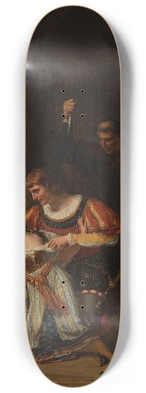 Auguste Couder - Scnes tires de Notre-Dame de Paris 8.25 inch art skate deck