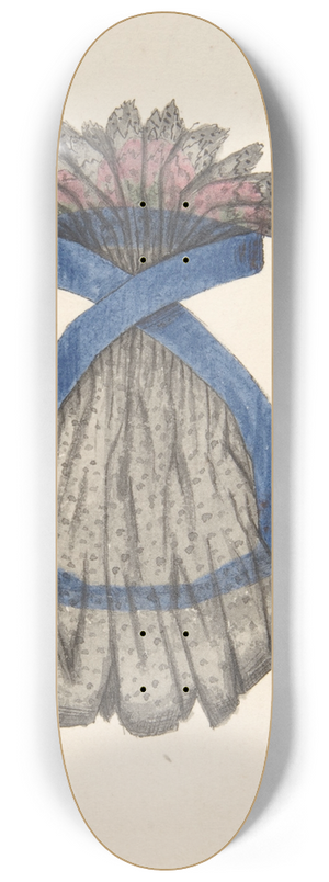 Auguste Flix - A Hat on a Stand, Viewed from the Back 8.25 inch art skate deck