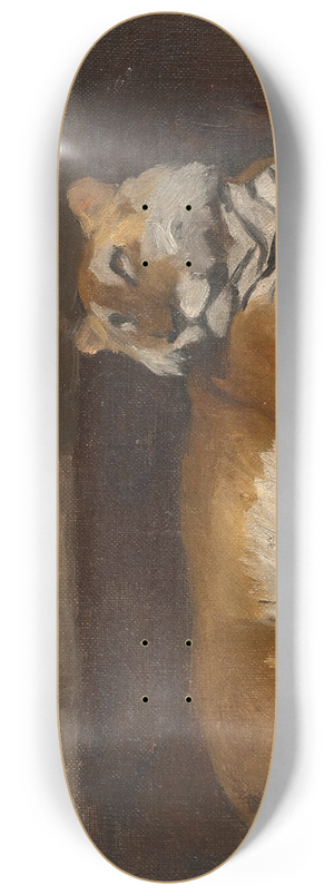 Auguste Lanon - Tigre allong 8.25 inch art skate deck