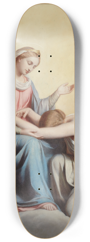 Auguste Legras - Les litanies de la Vierge 8.25 inch art skate deck