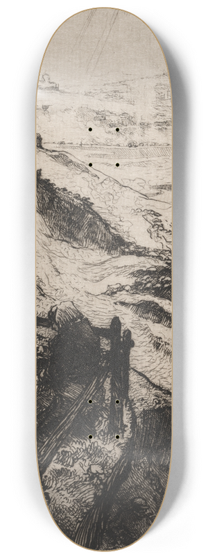 Auguste Louis Lepre - Carrieres dAmrique pres Paris 8.25 inch art skate deck