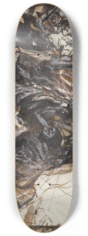 Auguste Louis Lepre - La Mort et les Passions fondant sur la terre 8.25 inch art skate deck