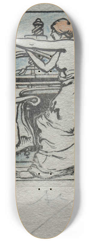 Auguste Louis Lepre - Mar 3, 2006 The Printer 8.25 inch art skate deck