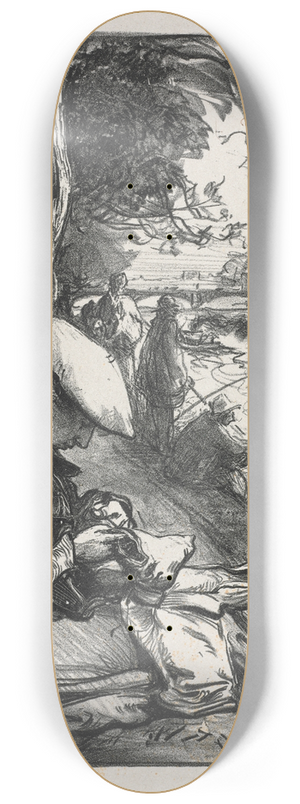 Auguste Louis Lepre - Oct 9, 2007 Lle de Grenelle 8.25 inch art skate deck
