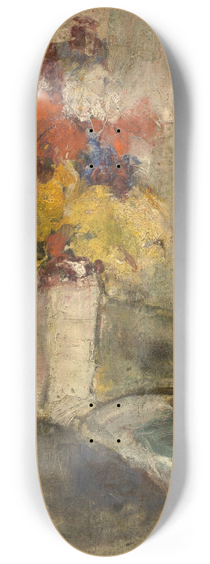 Auguste Oleffe - Flowers 8.25 inch art skate deck