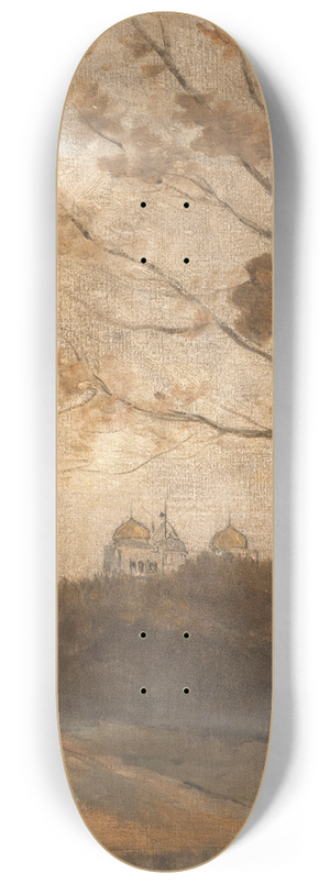 Auguste Pointelin - Le parc Montsouris 8.25 inch art skate deck