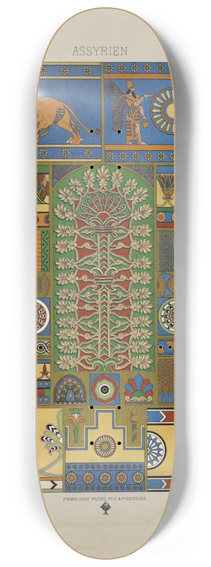 Auguste Racinet - Assyrien 8.25 inch art skate deck