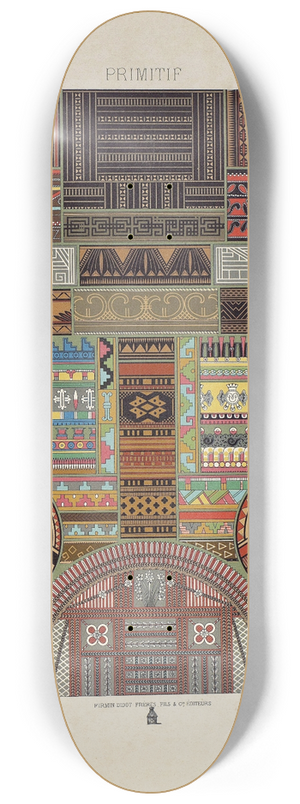 Auguste Racinet - Primitif 8.25 inch art skate deck