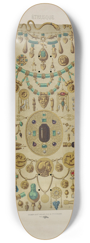 Auguste Racinet - trusque 8.25 inch art skate deck