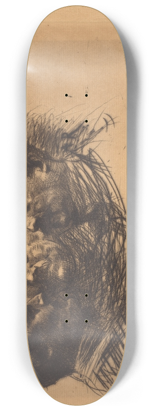 Auguste Rodin - Henri Becque 8.25 inch art skate deck