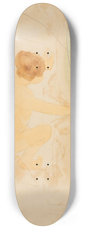 Auguste Rodin - The Reflection 8.25 inch art skate deck