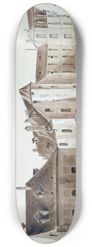 Auguste-Sbastien Bnard - Construction de la bibliothque Sainte-Genevive, sur une partie des terrains occups par le collge Sainte-Barbe. 8.25 inch art skate deck