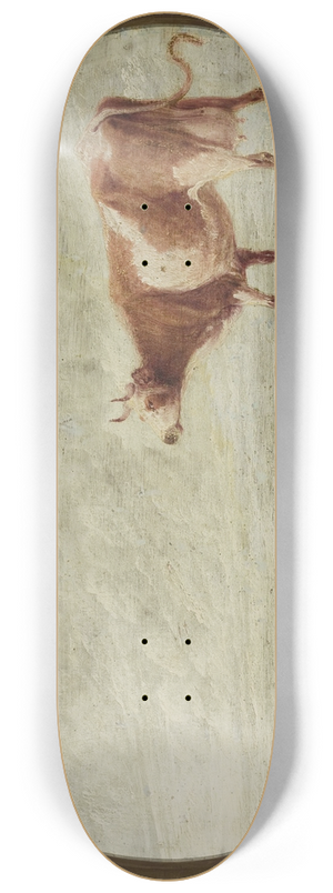 Franois Ryckhals - Cow in the pasture 8.25 inch art skate deck