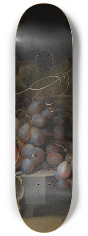 Abraham Mignon - Fruchtstilleben mit Eidechse 8.25 inch art skate deck