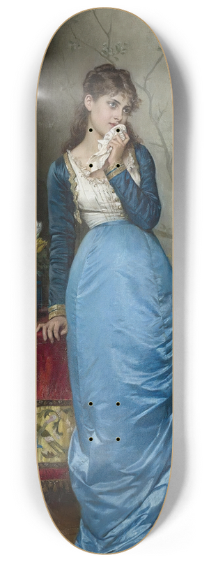 Auguste Toulmouche - The Letter 8.25 inch art skate deck