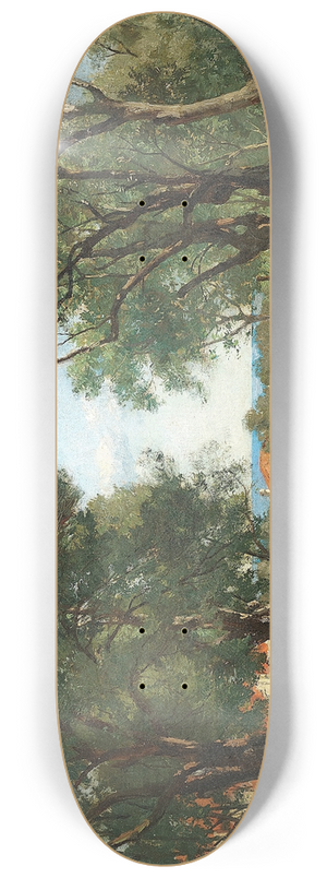 August Fischer - Pige med sel 8.25 inch art skate deck