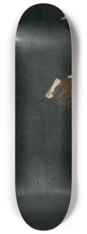 August Grotegoed - Portrait of a black man 8.25 inch art skate deck