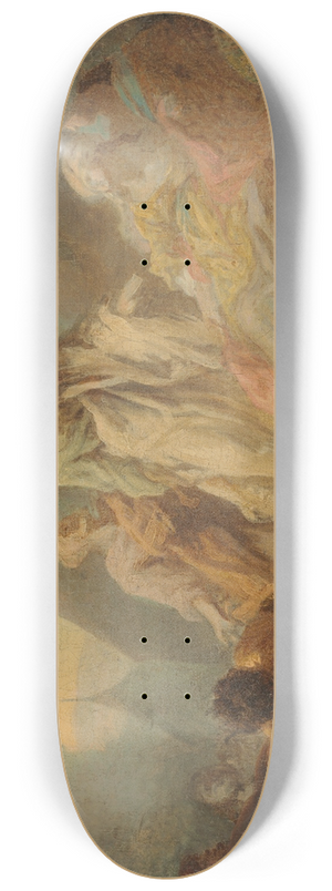 Augustin de Saint-Aubin - Laban Searching for His Stolen Gods 8.25 inch art skate deck