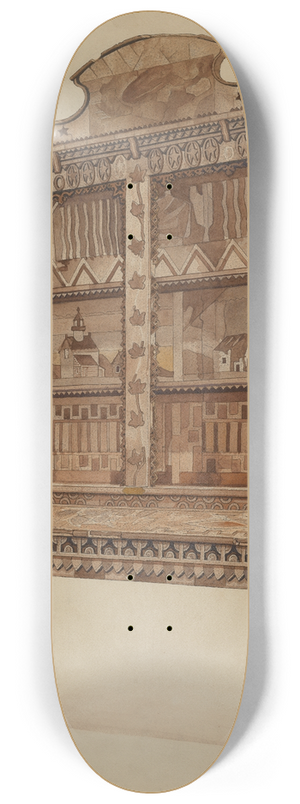 Augustine Haugland - Whalebone Cabinet 8.25 inch art skate deck