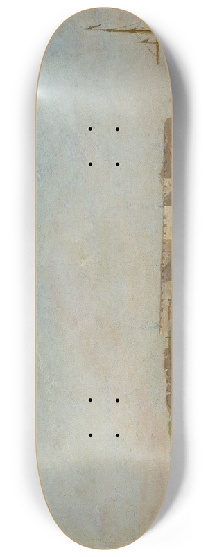 Augustin Ehrensvrd - View of Sveaborg 8.25 inch art skate deck
