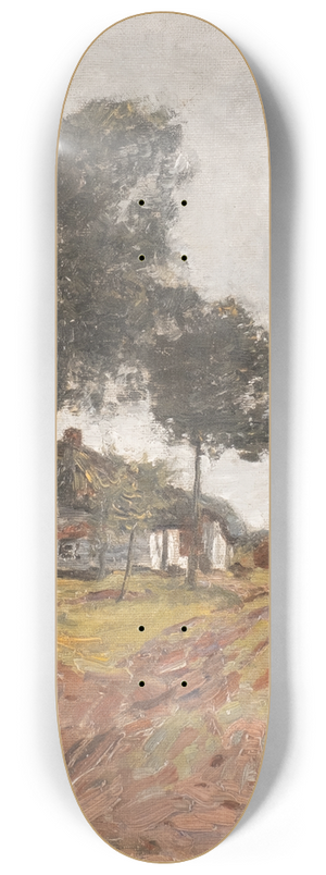 August Jernberg - Cottage by the wayside 8.25 inch art skate deck