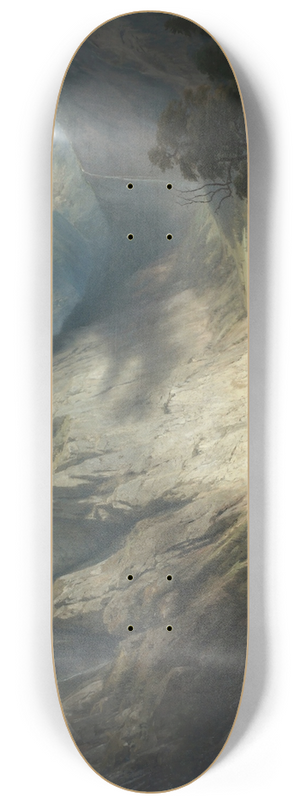 August Leu - Obersee bei Berchtesgaden 8.25 inch art skate deck