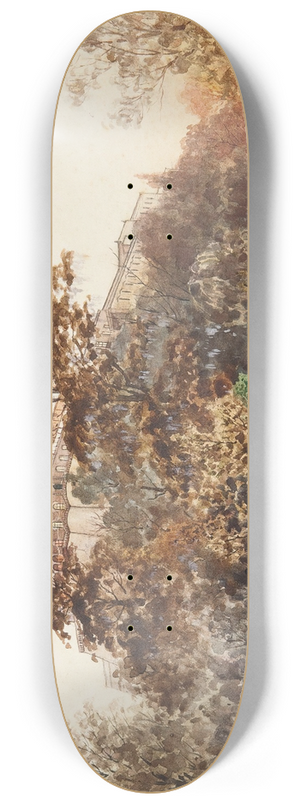 August Lhr - Castillo De Chapultepec 8.25 inch art skate deck