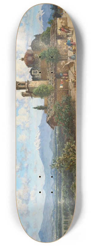 August Lhr - El Valle De Mxico 8.25 inch art skate deck