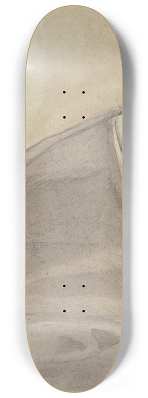 August Lucas - Study of garments. 8.25 inch art skate deck