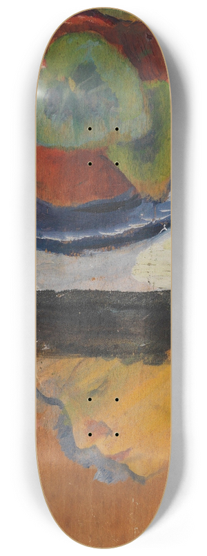 August Macke - Alpenveilchen 8.25 inch art skate deck
